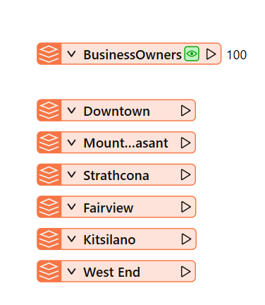Reader feature types on canvas